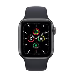 Apple Watch Series SE 1 (2020) GPS 40 mm - Aluminium Spacegrijs - Sportbandje Zwart