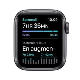Apple Watch Series SE 1 (2020) GPS 40 mm - Aluminium Spacegrijs - Sportbandje Zwart