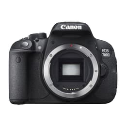 Spiegelreflex - Canon EOS 700D Zwart + Lens Tamron AF 18-200mm F/3,5-6,3