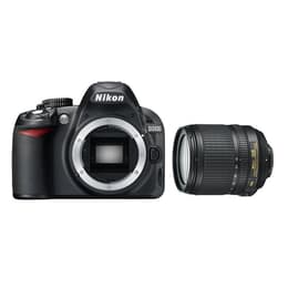 Spiegelreflexcamera D3100 - Zwart + Nikon AF-S DX Nikkor 18-55mm f/3.5-5.6G ED VR f/3.5-5.6