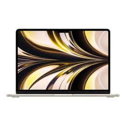 MacBook Air 13.3" (2022) - Apple M2 met 8‑core CPU en 8-core GPU - 8GB RAM - SSD 256GB - QWERTY - Engels