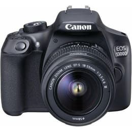 Reflex Canon EOS 1300D - Zwart + Lens  18-55mm f/3.5-5.6III