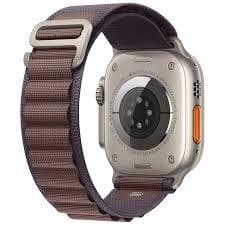 Apple Watch Ultra 3 (2025) GPS + Cellular 49 mm - Titanium Zwart - Alpine-bandje Blauw