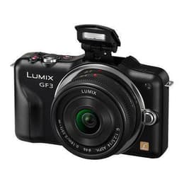 Hybride Panasonic Lumix DMC-GF3 - Zwart + Lens Lumix 42mm f/3.5-5.6