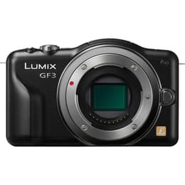 Hybride Panasonic Lumix DMC-GF3 - Zwart + Lens Lumix 42mm f/3.5-5.6