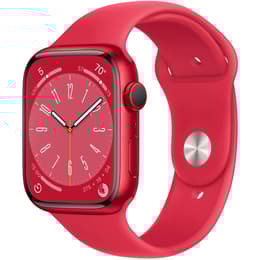 Apple Watch Series 9 (2023) GPS 41 mm - Aluminium Rood - Sportbandje Rood