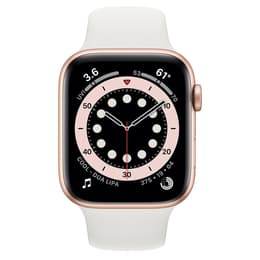 Apple Watch Series 5 (2019) GPS + Cellular 40 mm - Aluminium Goud - Sportbandje Wit