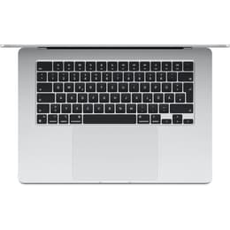 MacBook Air 15" (2024) - Apple M3 met 8‑core CPU en 10-core GPU - 8GB RAM - SSD 256GB - Standaarddisplay - QWERTZ - Duits
