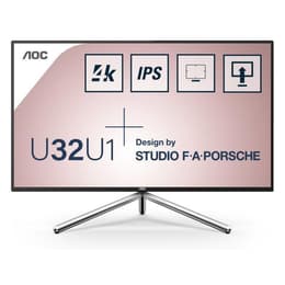 31,5-inch Aoc U32U1 3840 x 2160 LED Beeldscherm Zwart