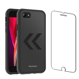 Back Market Hoesje iPhone SE (2020/2022) en beschermend scherm - Gerecycled plastic - Zwart