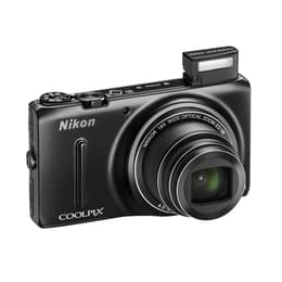 Compactcamera Coolpix S9400 - Zwart + Nikon Nikkor 18X Wide Optical Zoom ED VR 25-450mm f/3.4-6.3 f/3.4-6.3