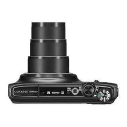 Compactcamera Coolpix S9400 - Zwart + Nikon Nikkor 18X Wide Optical Zoom ED VR 25-450mm f/3.4-6.3 f/3.4-6.3