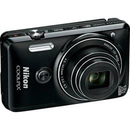 Compactcamera S9600 - Zwart + Nikon Nikkor 12X Wide Optical Zoom ED VR 25–300mm f/3.3-6.3 f/3.3-6.3