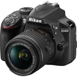 Spiegelreflexcamera D3400 - Zwart + Nikon AF-P DX Nikkor 18-55mm f/3.5-5.6 G VR f/3.5-5.6