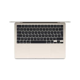 MacBook Air 15" (2024) - Apple M3 met 8‑core CPU en 10-core GPU - 16GB RAM - SSD 512GB - Standaarddisplay - AZERTY - Frans