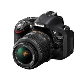 Reflex D5200 - Zwart + Nikon Nikon AF-S DX VR 55-200 mm f/3.5-5.6G VR f/3.5-5.6G VR