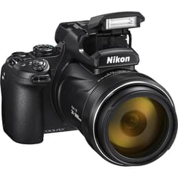 Bridge camera Coolpix P1000 - Zwart + Nikon Nikkor Wide Optical Zoom 24-3000mm f/2.8–8 ED VR f/2.8–8