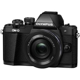 Hybride camera OM-D E-M10 - Zwart + Olympus M.Zuiko Digital ED 14-42 mm f/3.5-5.6 EZ f/3.5-5.6
