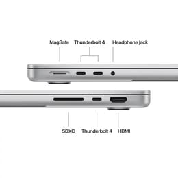 MacBook Pro 14" (2025) - Apple M5 met 10‑core CPU en 10-core GPU - 16GB RAM - SSD 1000GB - Standaarddisplay - AZERTY - Frans