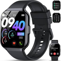 Horloges No Brand Cardio GPS Touch Stopwatch, Activity Tracker, with heart rate monitor, sleep monitor - Zwart