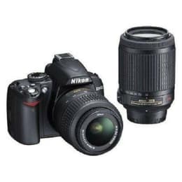 Reflex D3000 - Zwart + Nikon AF-S DX Nikkor 18-55mm f/3.5-5.6G VR + Nikon AF-S DX Nikkor 55-200mm f/4-5.6G IF-ED VR f/3.5-5.6 + f/4-5.6