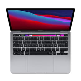 MacBook Pro 13" (2020) - Apple M1 met 8‑core CPU en 8-core GPU - 16GB RAM - SSD 512GB - QWERTY - Engels