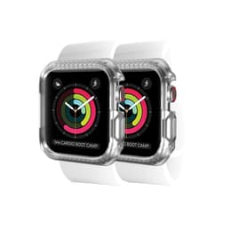 Hoesje Apple Watch Series 4 - mm - Silicone - Transparant