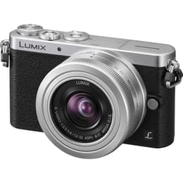 Hybride camera Lumix DMC-GM1 - Zwart/Zilver + Panasonic Lumix G Vario 12-32 mm f/3.5-5.6 MEGA O.I.S f/3.5-5.6