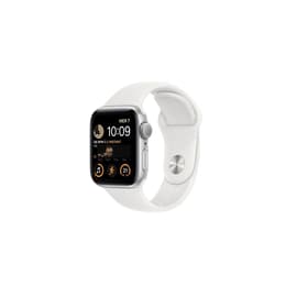 Apple Watch (Series SE) 2020 GPS 40 mm - Aluminium Zilver - Sportbandje Wit