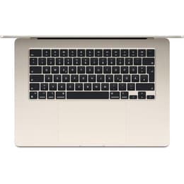 MacBook Air 15" (2024) - Apple M3 met 8‑core CPU en 10-core GPU - 8GB RAM - SSD 512GB - Standaarddisplay - QWERTZ - Duits