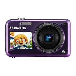 Compactcamera PL120 DualView - Violet + Samsung Samsung Zoom Lens 26-130 mm f/3.3-5.9 f/3.3-5.9