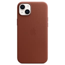Apple Leren hoesje iPhone 14 Plus Leren hoesje - Leer Bruin