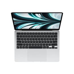 MacBook Air 13" (2022) - Apple M2 met 8‑core CPU en 10-core GPU - 8GB RAM - SSD 512GB - QWERTZ - Duits