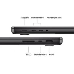 MacBook Pro 14" (2025) - Apple M5 met 10‑core CPU en 10-core GPU - 16GB RAM - SSD 1000GB - Standaarddisplay - QWERTZ - Duits