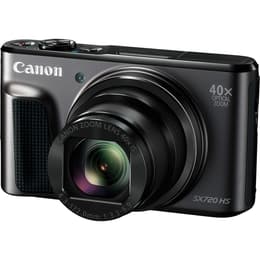 Compactcamera PowerShot SX720 HS - Zwart + Canon Zoom Lens 40X IS 24–960mm f/3.3–6.9 f/3.3–6.9