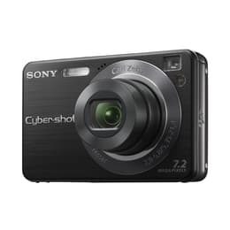 Compactcamera Cyber-shot DSC-W115 - Zwart + Carl Zeiss Vario-Tessar 32-128 mm f/2.8-5.8 f/2.8-5.8
