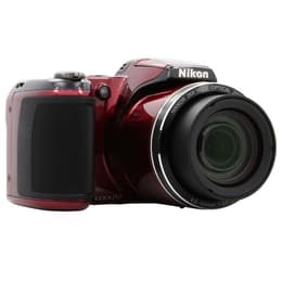 Bridge camera CoolPix L810 - Rood + Nikon Nikkor 26X Wide Optical Zoom ED VR 4.0-104mm f/3.1-5.9 f/3.1-5.9