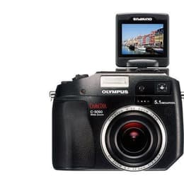 Compactcamera Camedia C-5060 - Zwart + Olympus Wide Zoom Lens 27-110mm f/2.8-4.8 f/2.8-4.8