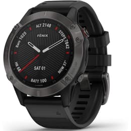 Horloges Garmin Cardio GPS Fénix 6 Pro Solar - Grijs