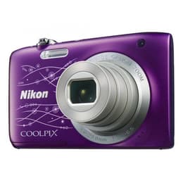 Compactcamera Coolpix S2800 - Paars + Nikon Nikkor 5X Wide Optical Zoom 26-130mm f/3.2-6.5 f/3.2-6.5