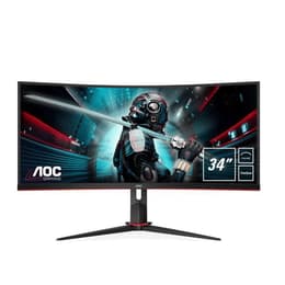 34-inch Aoc CU34G2/BK 3440 x 1440 LED Beeldscherm Zwart