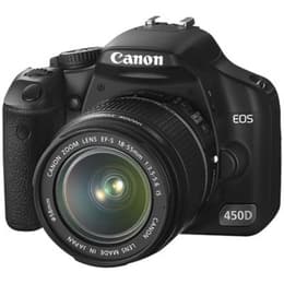 Spiegelreflexcamera - Canon EOS 450D Zwart + Lens Canon EF-S 18-55mm f/3.5-5.6 IS II