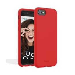 Hoesje iPhone SE (2022/2020)/8/7/6/6S - Silicone - Rood