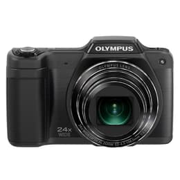 Compactcamera SZ-15 - Zwart + Olympus 24X Wide Optical Zoom 23–483mm f/2.8–5.9 f/2.8–5.9