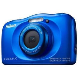 Compactcamera Coolpix W100 - Blauw + Nikon Nikkor Wide Optical Zoom 30-90 mm f/3.3-5.9 f/3.3-5.9