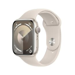 Apple Watch () 2023 GPS 45 mm - Aluminium Sterrenlicht - Sportbandje Sterrenlicht