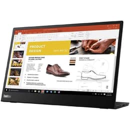 14-inch Lenovo ThinkVision M14 1920 x 1080 LCD Beeldscherm Zwart