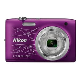 Compactcamera Coolpix S2800 - Violet + Nikon Nikkor 5X Wide Optical Zoom 26-130mm f/3.2-6.5 f/3.2-6.5