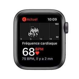 Apple Watch Series SE 1 (2020) GPS + Cellular 40 mm - Aluminium Spacegrijs - Sportbandje Zwart