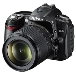 Spiegelreflexcamera D90 - Zwart + Nikon Nikon Nikkor 18-70 mm f/3.5-4.5G DX ED f/3.5-4.5G